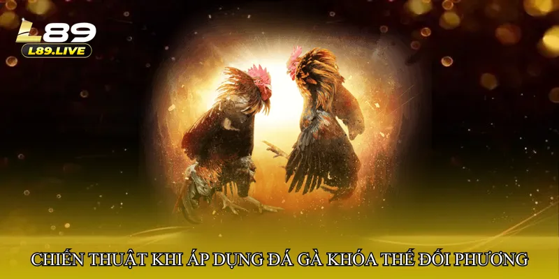 Chiến thuật cơ bản khi áp dụng Đá gà khóa thế đối phương